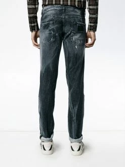 Dsquared2 Prix Acceptable Jean à détails usés jeans slim homme 10 Dsquared2 jean à détails usés