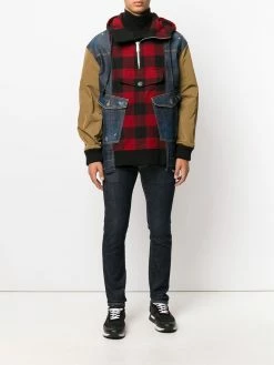 Dsquared2 veste à design patchwork