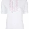 Dsquared2 polo shirt with frill embellishments