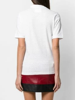 Dsquared2 polo shirt with frill embellishments