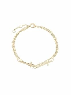 Dsquared2 bracelet à breloques croix