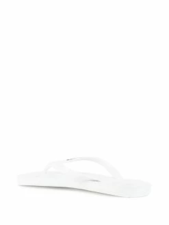 Dsquared2 logo printed flip flops