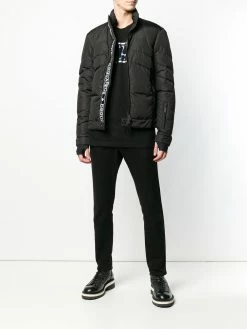 Dsquared2 veste zippée à col à revers