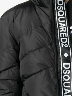 Dsquared2 veste zippée à col à revers