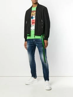 Dsquared2 veste bomber à bande logo