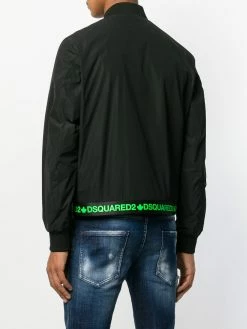 Dsquared2 veste bomber à bande logo