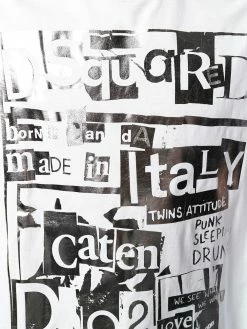 Dsquared2 t-shirt Punk Sleeping Drunk
