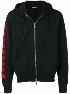 Dsquared2 sweat zippé à capuche
