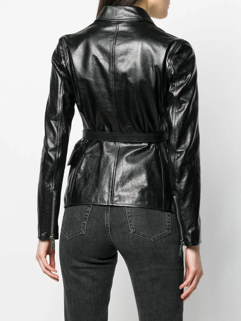 Dsquared2 Veste de moto cintrée Bonne Qualité vestes en cuir femme 6 Dsquared2 veste de moto cintrée