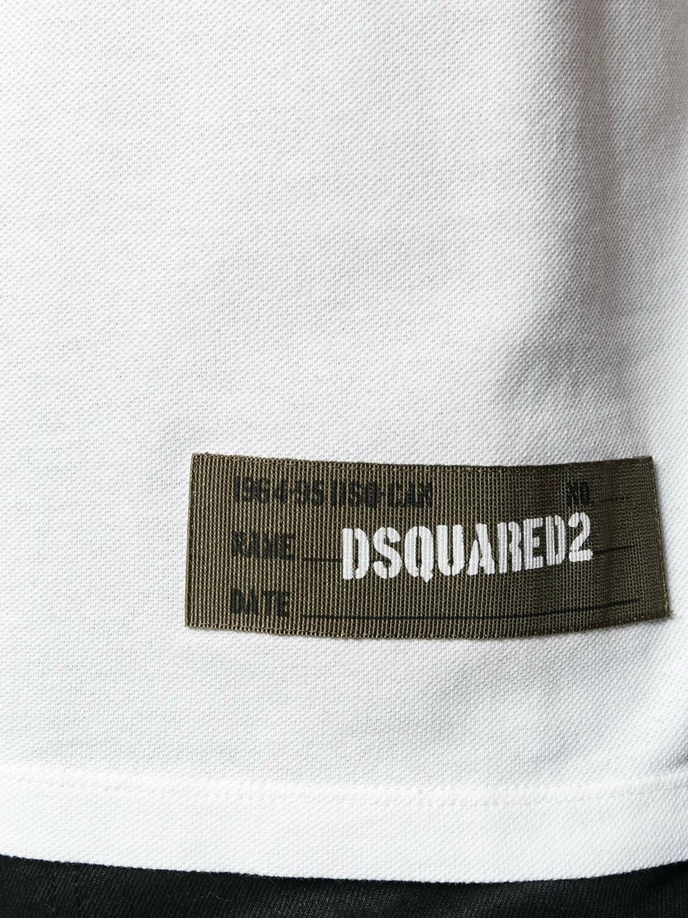 Dsquared2 Polo à patch logo Promos polos homme 7 Dsquared2 polo à patch logo