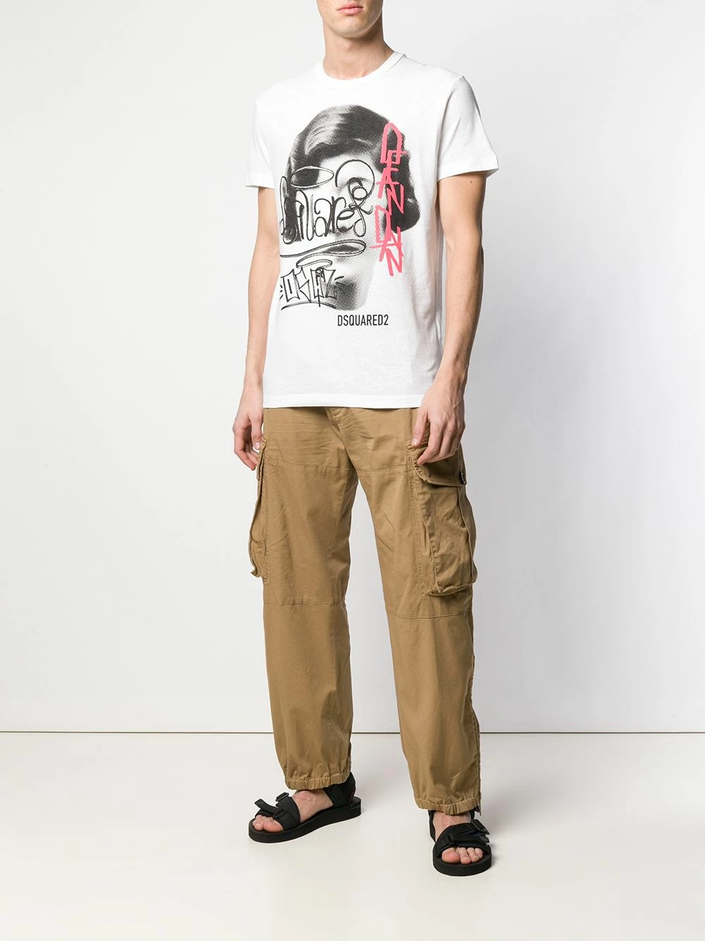 Dsquared2 Pantalon ample à poches cargo Prix Sacrifiés pantalons palazzo homme 4 Dsquared2 pantalon ample à poches cargo