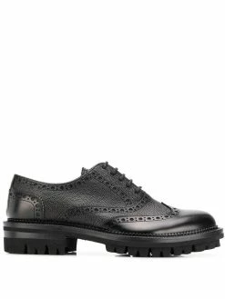 Dsquared2 richelieus en cuir grainé