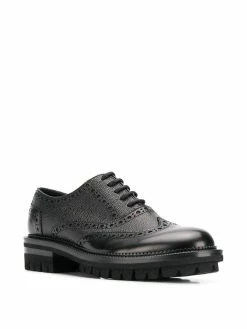 Dsquared2 richelieus en cuir grainé