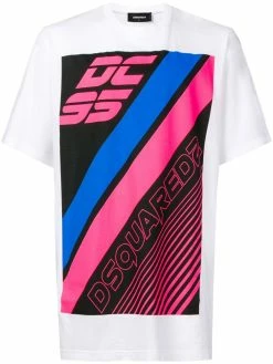 Dsquared2 t-shirt oversize à logo imprimé