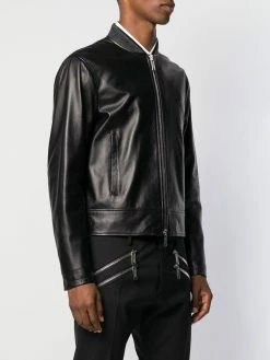 Dsquared2 Veste zippée en cuir Qualité garantie 100% vestes en cuir homme 11 Dsquared2 veste zippée en cuir