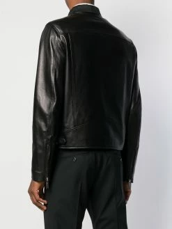 Dsquared2 Veste zippée en cuir Qualité garantie 100% vestes en cuir homme 12 Dsquared2 veste zippée en cuir