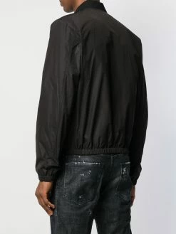 Dsquared2 veste zippée à logo poitrine