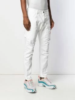 Dsquared2 pantalon slim à patch logo