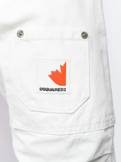 Dsquared2 pantalon slim à patch logo