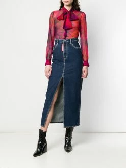 Dsquared2 chemise à col lavallière