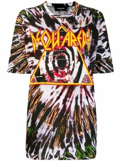 Dsquared2 t-shirt à imprimé tie dye