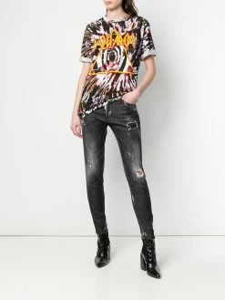 Dsquared2 t-shirt à imprimé tie dye