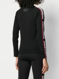 Dsquared2 pull à bandes logo