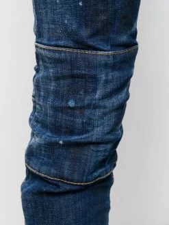 Dsquared2 jean slim à effet usé