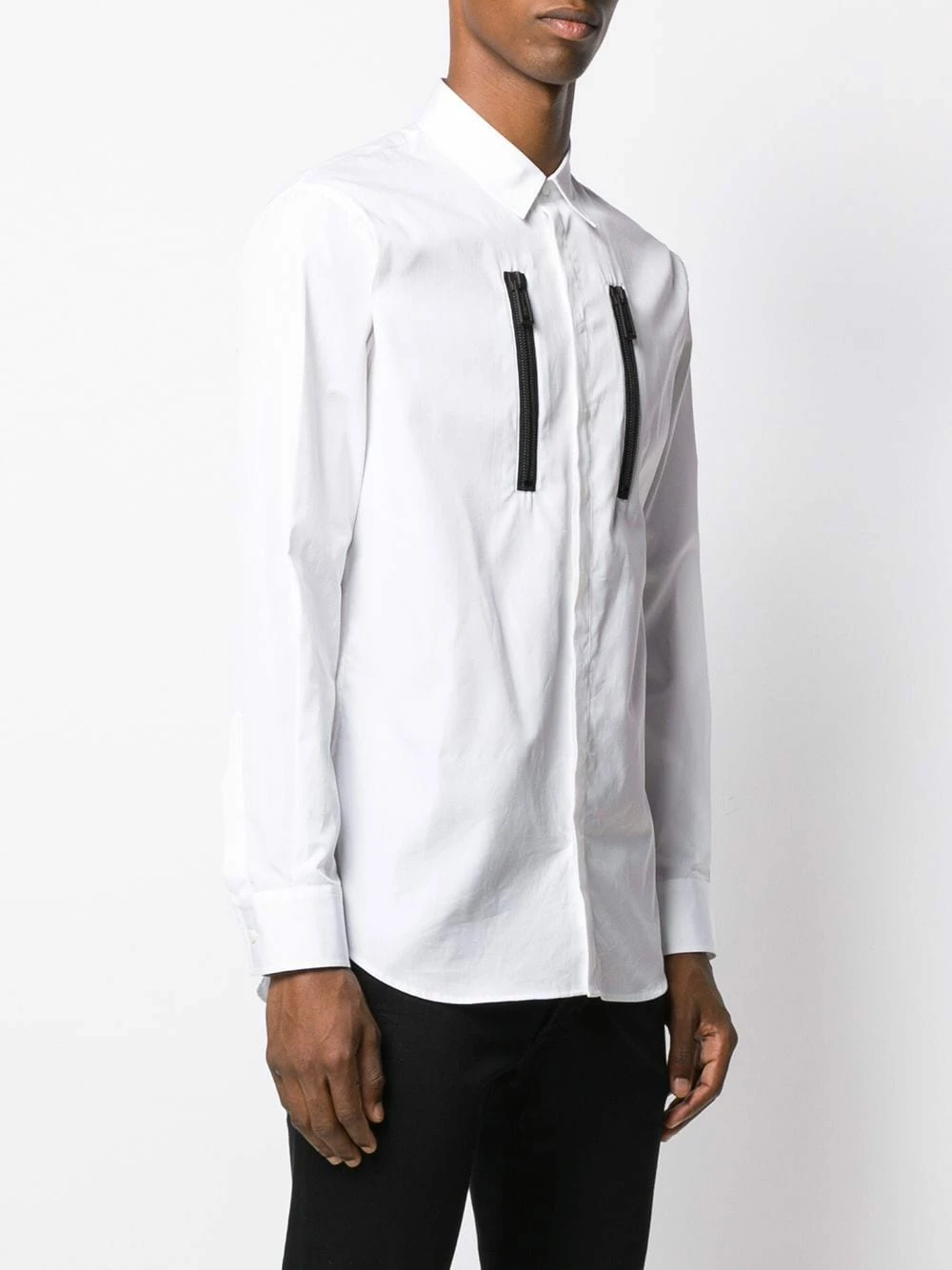 Qualité Excellente Dsquared2 Chemise à détails zippés chemises homme 5 Dsquared2 chemise à détails zippés