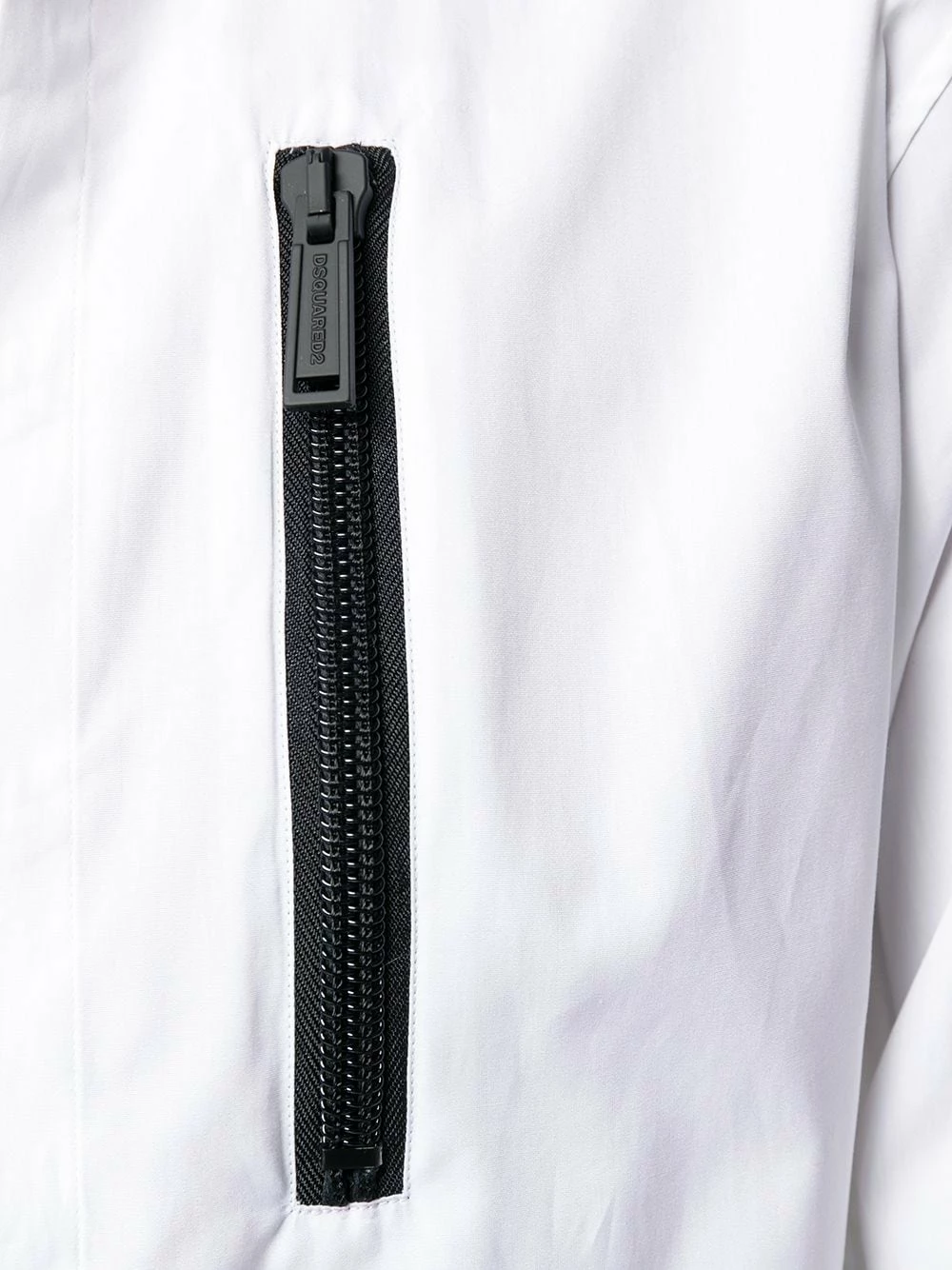 Qualité Excellente Dsquared2 Chemise à détails zippés chemises homme 7 Dsquared2 chemise à détails zippés