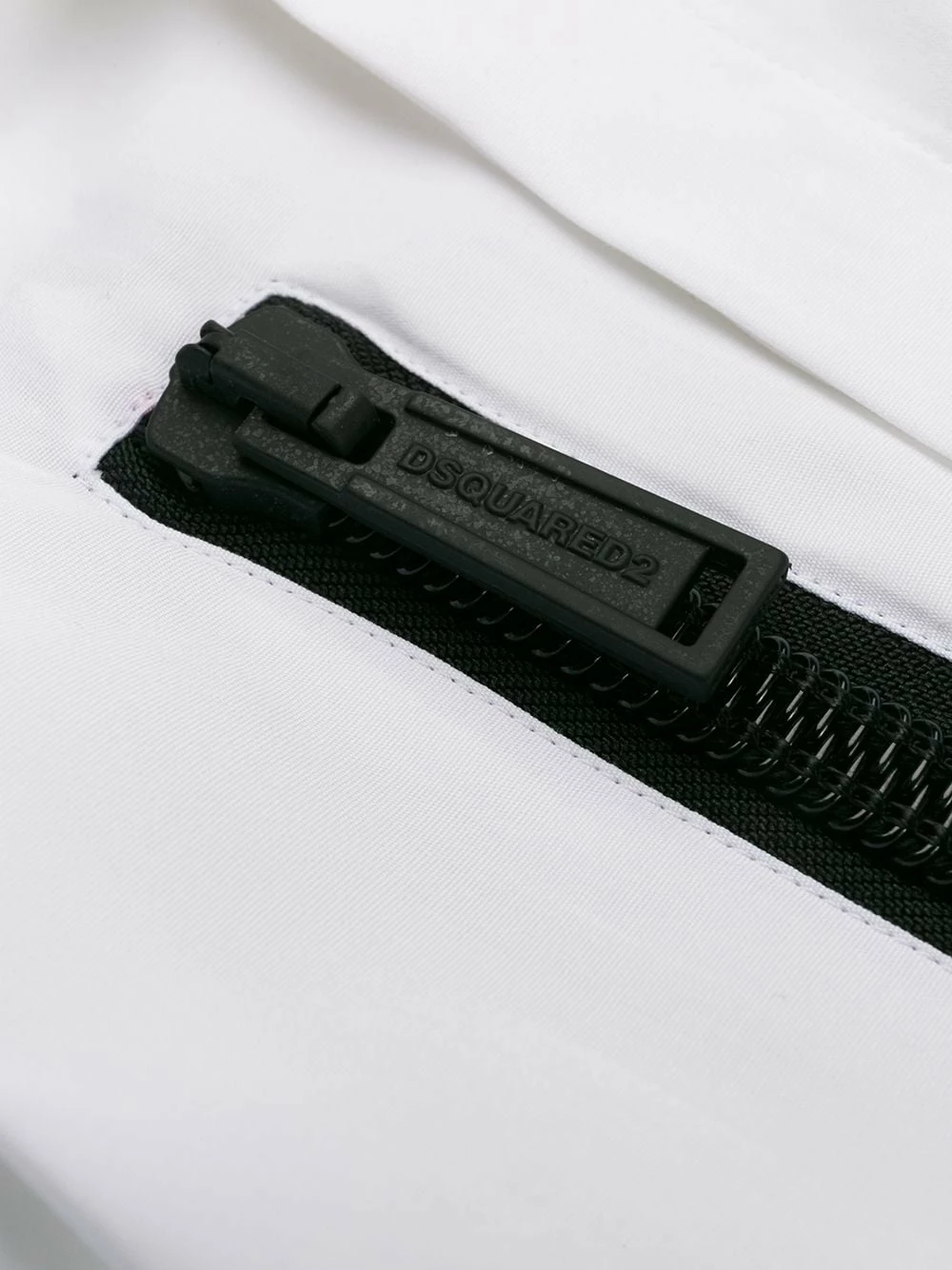 Qualité Excellente Dsquared2 Chemise à détails zippés chemises homme 9 Dsquared2 chemise à détails zippés