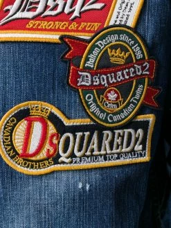Dsquared2 chemise à détails de patchs