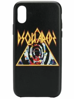 Dsquared2 coque d'iPhone X à logo Rock imprimé