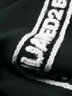 Dsquared2 robe croute droite à ourlet à logo