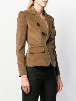 Dsquared2 blazer en velours côtelé et boutonnière croisée