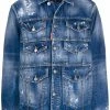 Dsquared2 veste en denim à design multi-poches