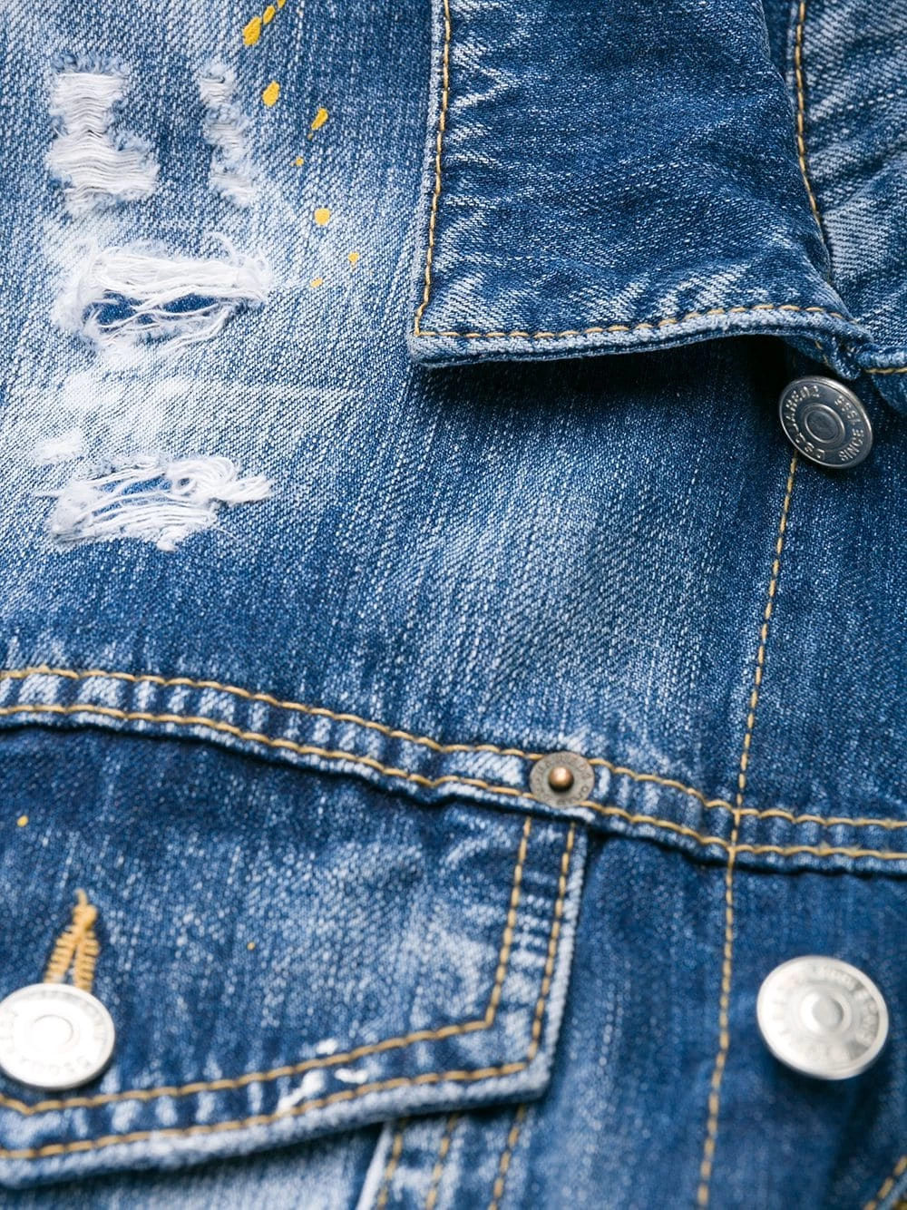 Qualité Excellente Dsquared2 Veste en denim à design multi poches vestes en jean homme 8 Dsquared2 veste en denim à design multi-poches