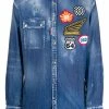 Dsquared2 chemise brodée en denim