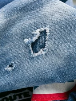 Dsquared2 chemise brodée en denim