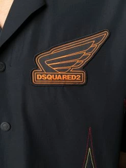 Dsquared2 chemise brodée à manches courtes