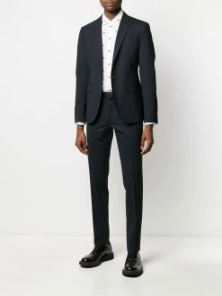 Dsquared2 Blazer à revers crantés Pas Cher blazers homme 9 Dsquared2 blazer à revers crantés