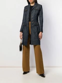 Dsquared2 veste mi-longue en jean
