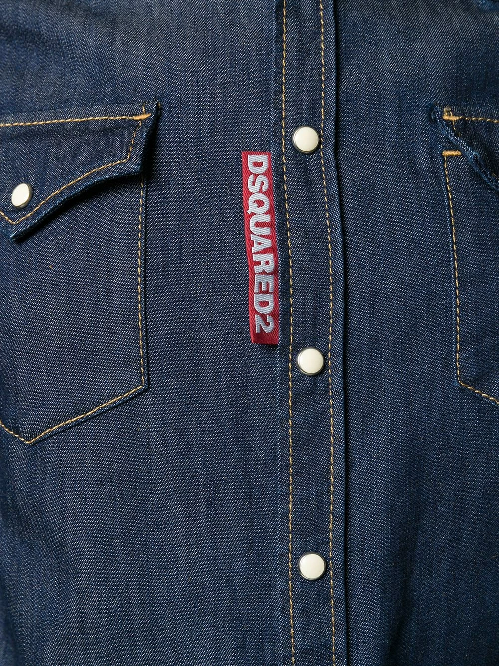 Dsquared2 Prix Exclusifs Chemise boutonnée en jean chemises femme 7 Dsquared2 chemise boutonnée en jean