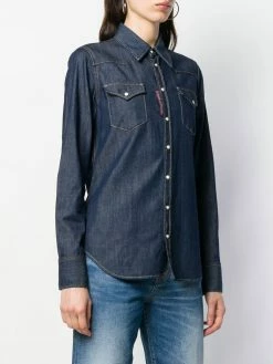 Dsquared2 Prix Exclusifs Chemise boutonnée en jean chemises femme 11 Dsquared2 chemise boutonnée en jean