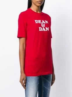 Dsquared2 t-shirt à détail de slogan