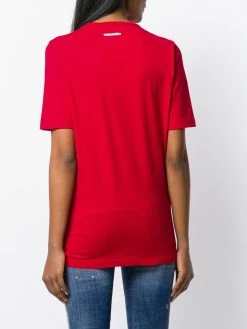 Dsquared2 t-shirt à détail de slogan