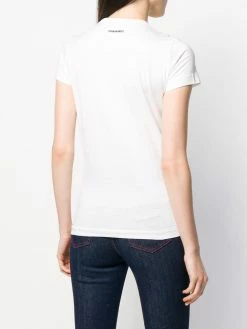 Dsquared2 t-shirt à empiècements à fleurs