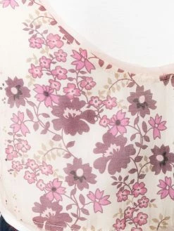 Dsquared2 t-shirt à empiècements à fleurs