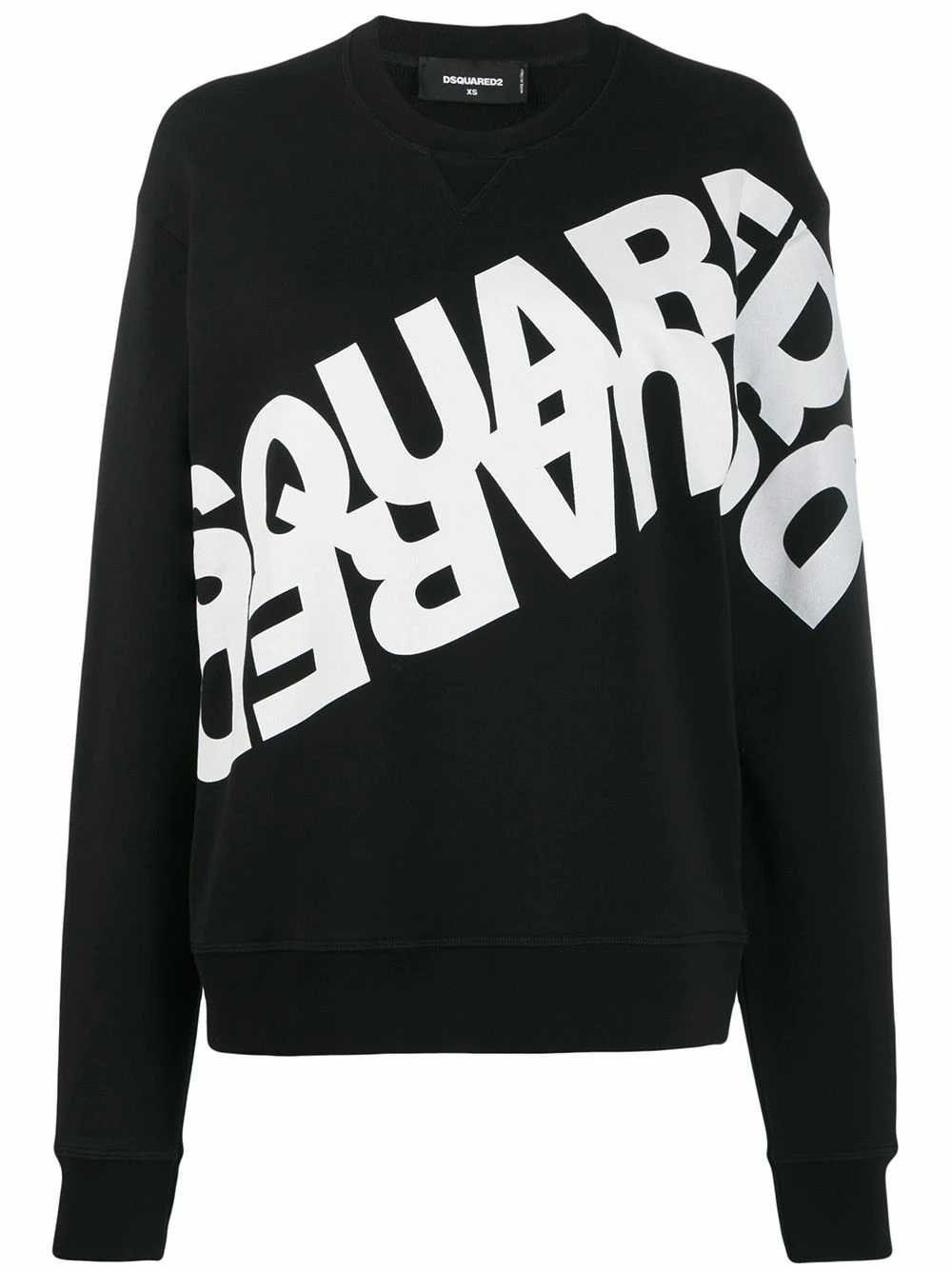 Dsquared2 Pas Cher Sweat à logo imprimé sweats femme 3 Dsquared2 sweat à logo imprimé