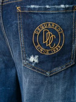 Dsquared2 jean ample à ourlet retroussé